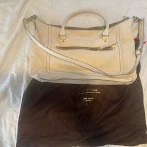 Kate Spade Cream Satchel Bag